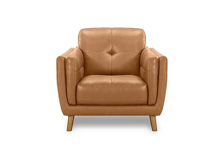 Soren Leather Armchair - Sofas and Armchairs