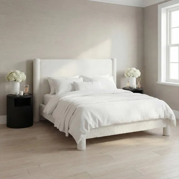 Dena Boucle Bed Frame