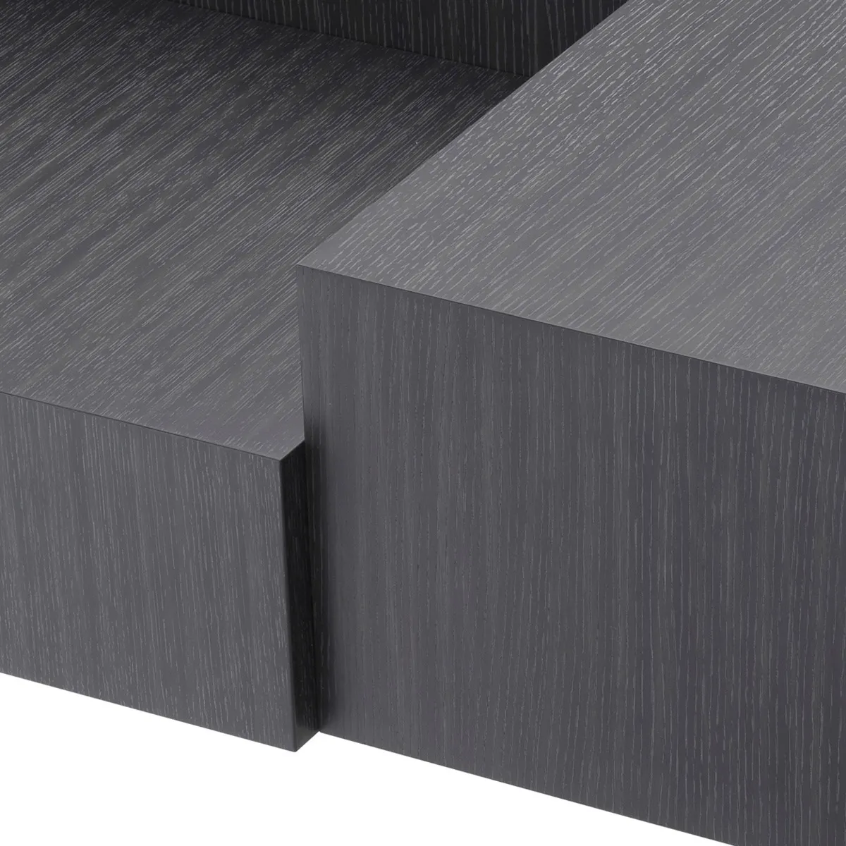 Eichholtz Nerone Coffee Table Charcoal Grey Oak Veneer, Black Wood | Barker & Stonehouse 5