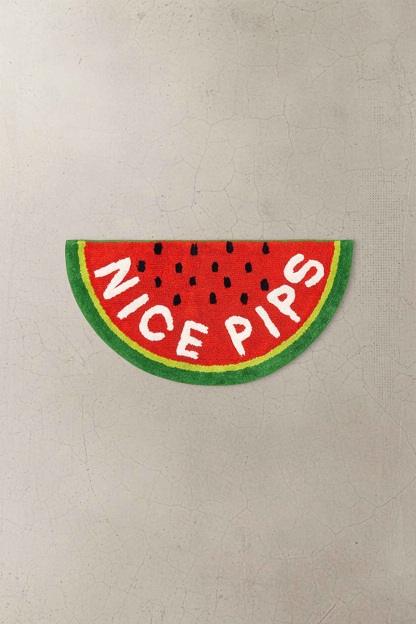 Nice Pips Watermelon Bath Mat - Red