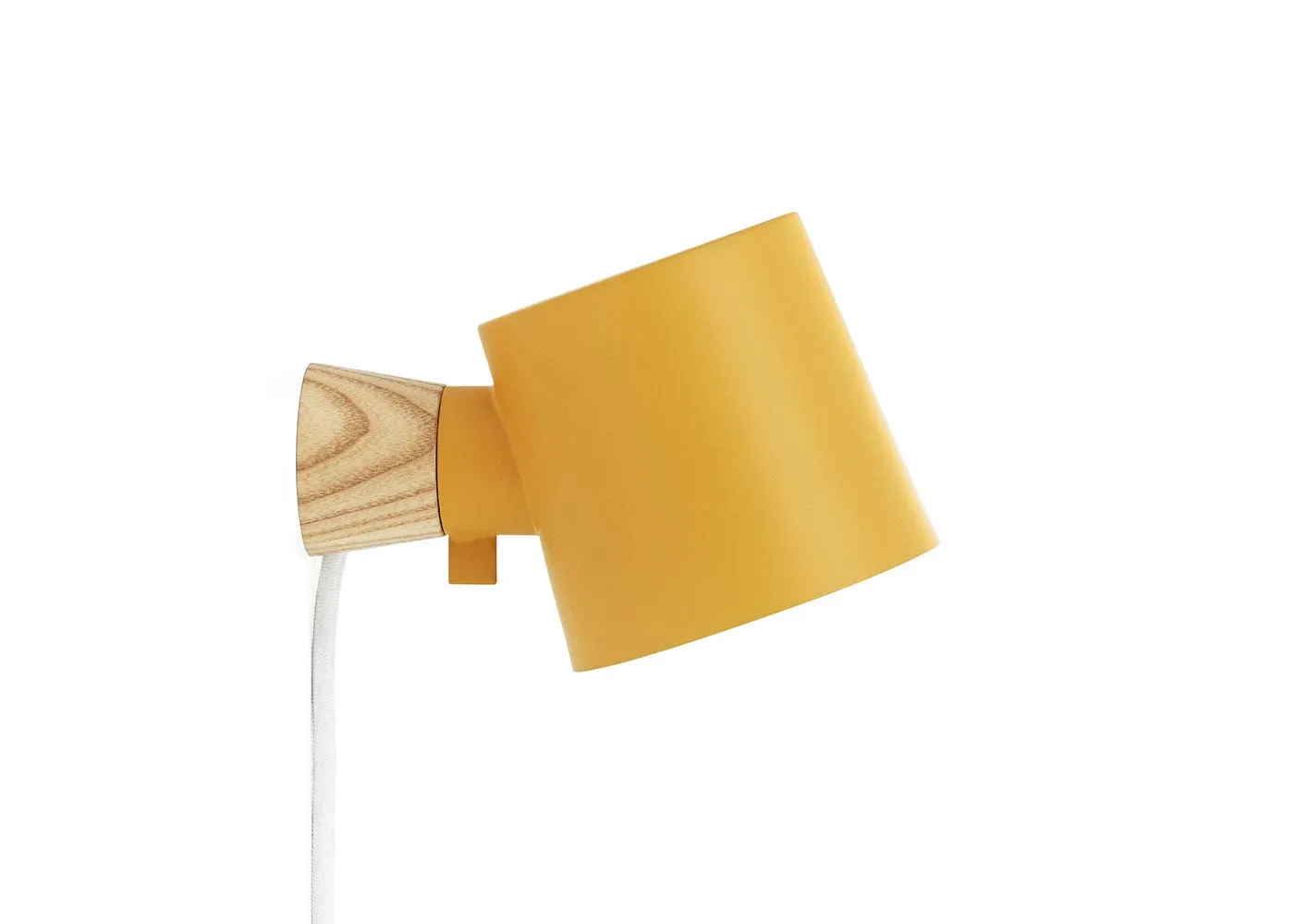 Normann Copenhagen Rise Plug-in Wall Light Yellow 1