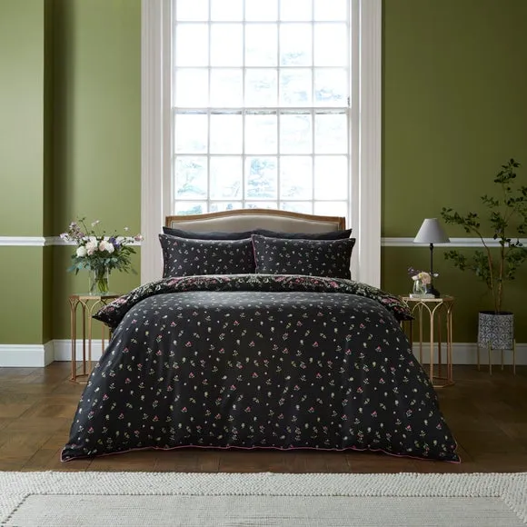 Dorma Botanical Panel 100% Cotton Duvet Cover & Pillowcase Set 3