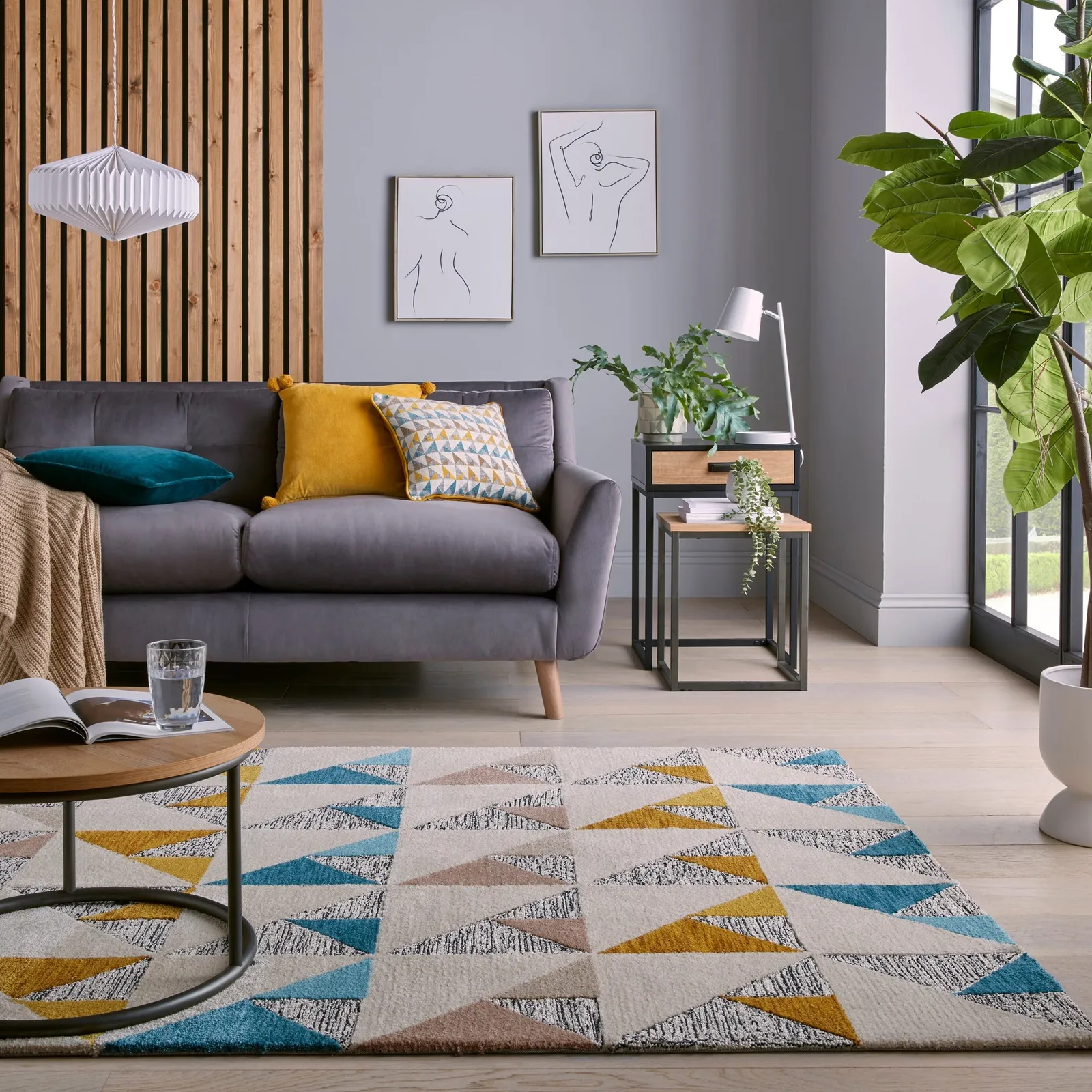 Portland Rug MultiColoured