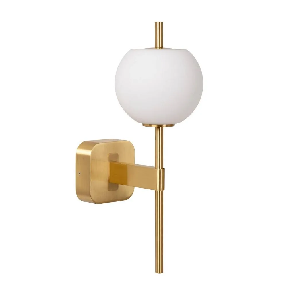 Netlighting Elda Wall light Bathroom 1xG9 IP44 Matt Gold Brass 2