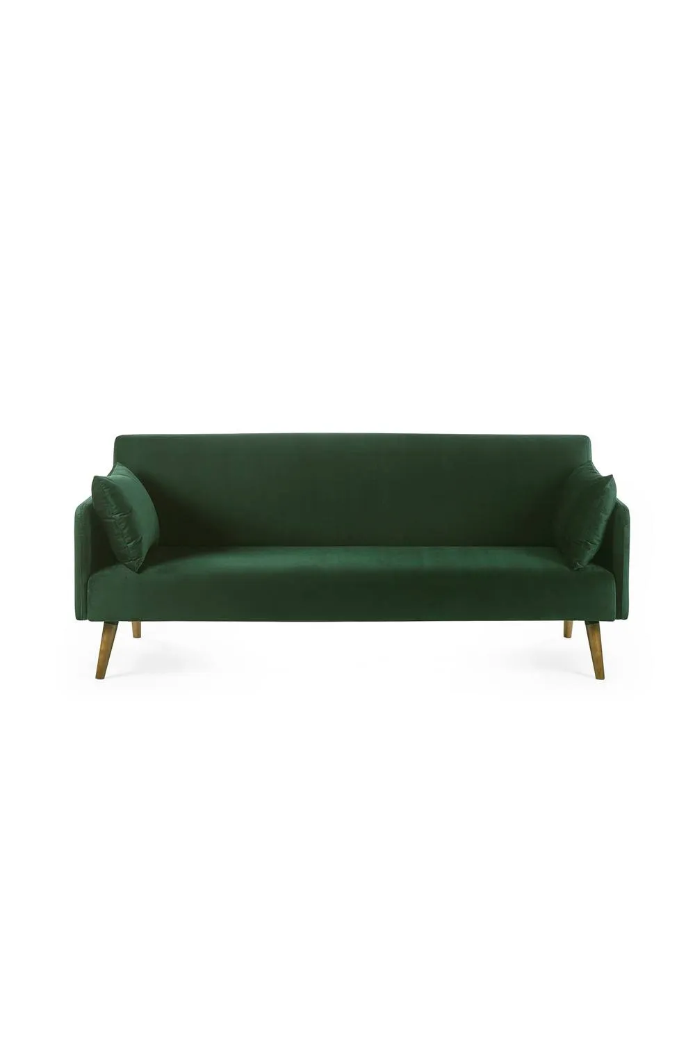 Julian Bowen Andi Upholstered 3 Seater Sofa Bed in Green 6
