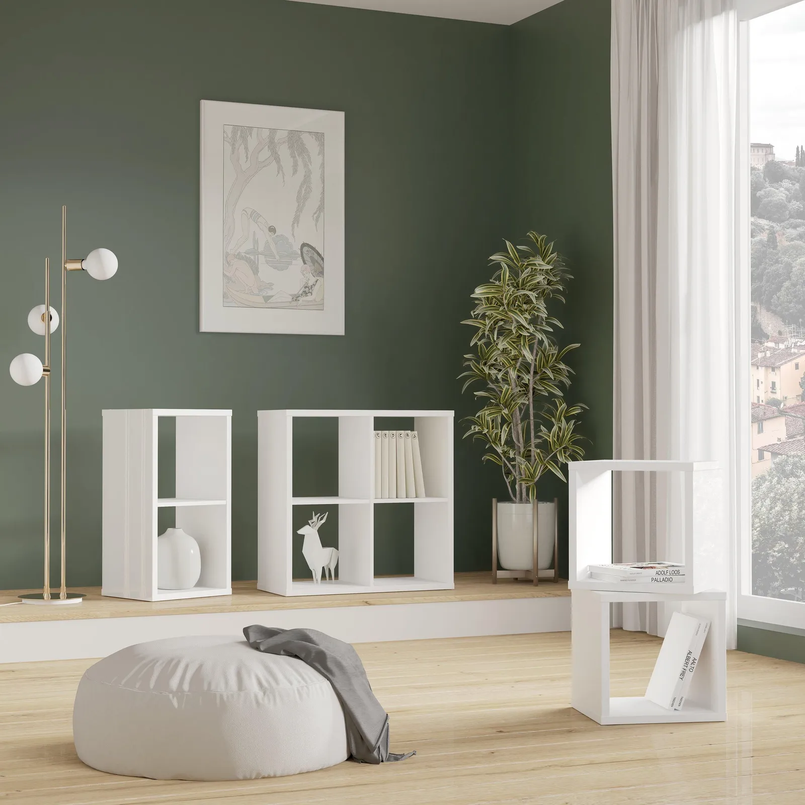 Furniture To Go Mauro Singular Storage Unit in Off-White 4