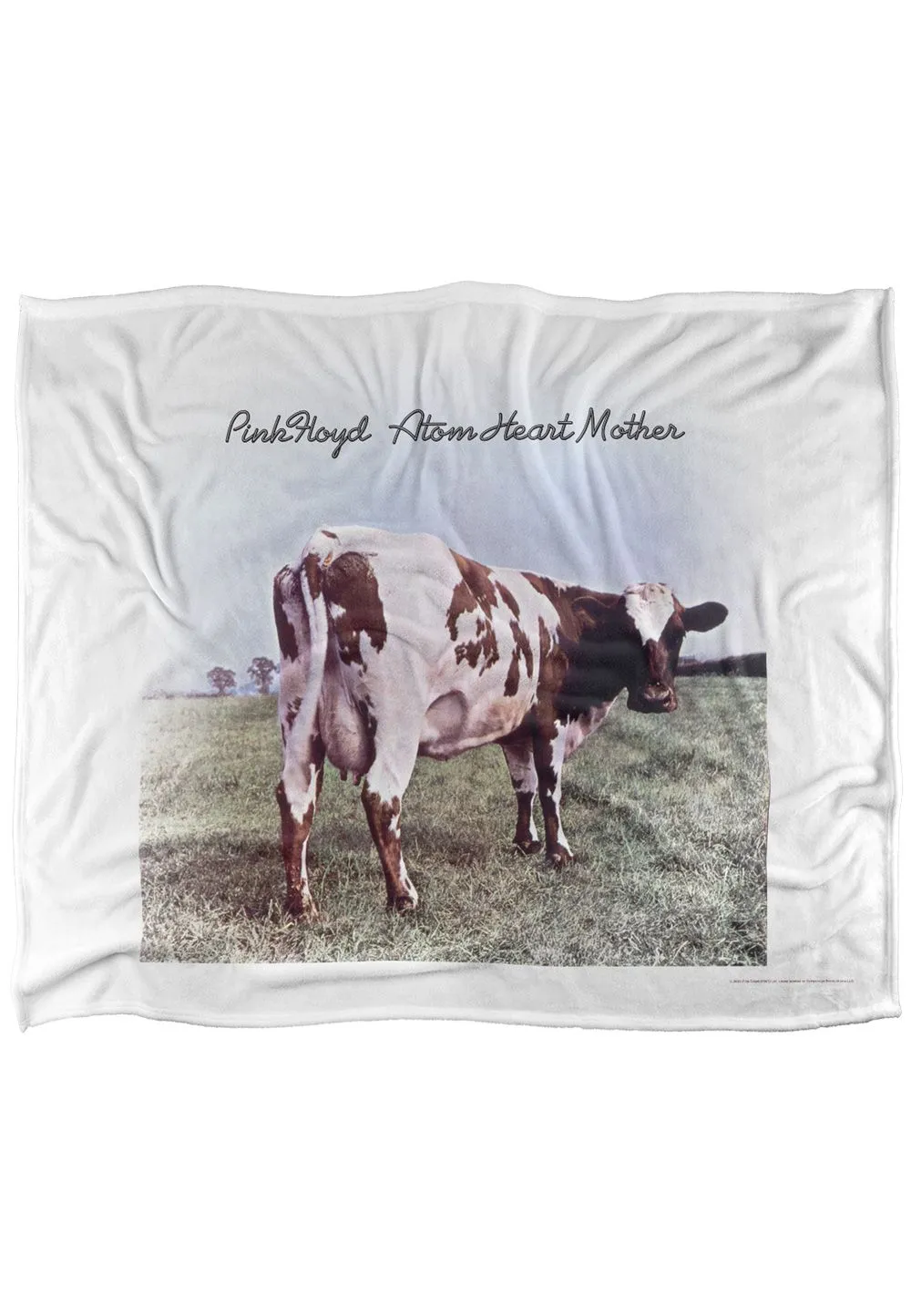 Pink Floyd Atom Heart Mother Silky Touch Super Soft Throw Blanket 152 X 127 cm in White