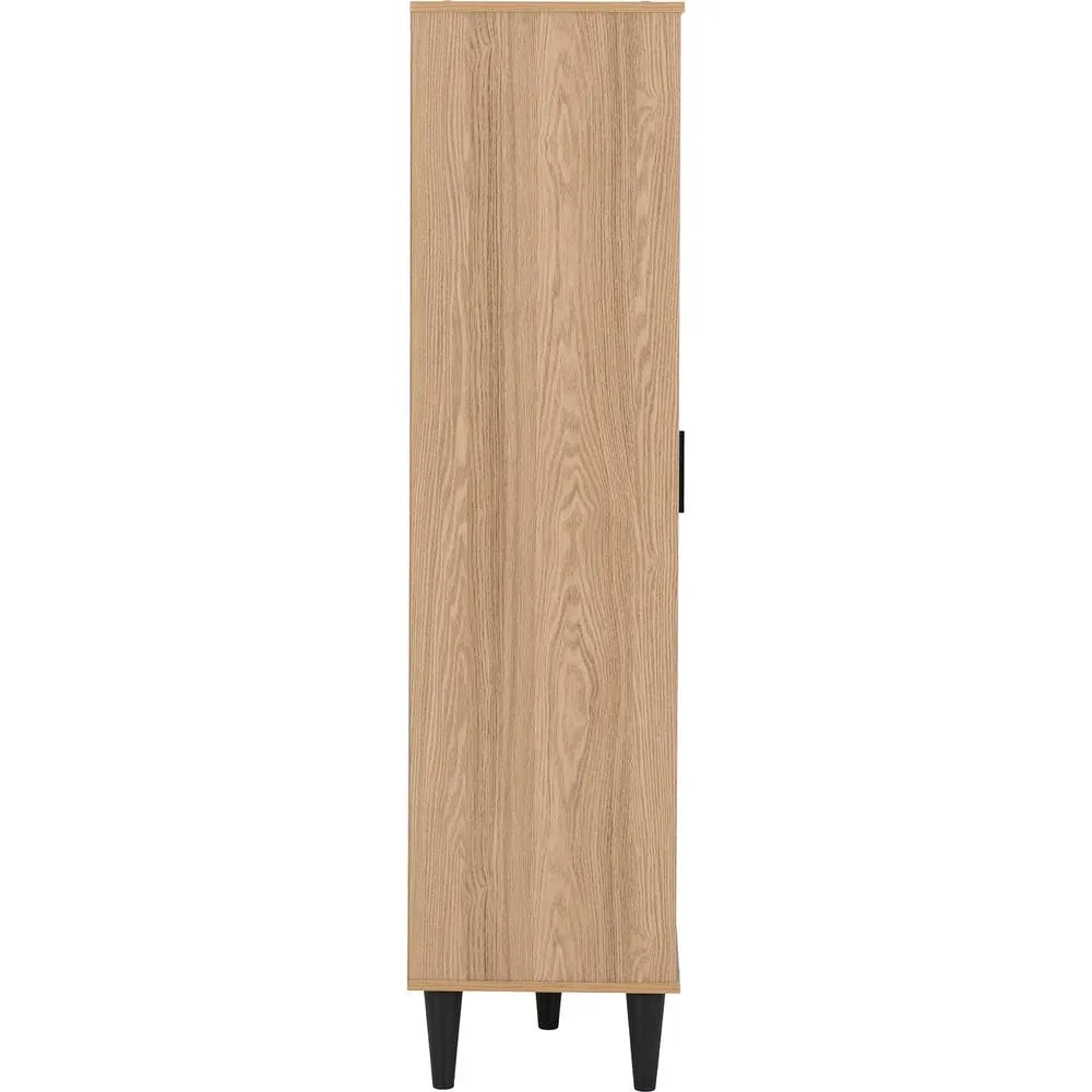Seconique Tessa 1 Door Bookcase Unit in Natural 5