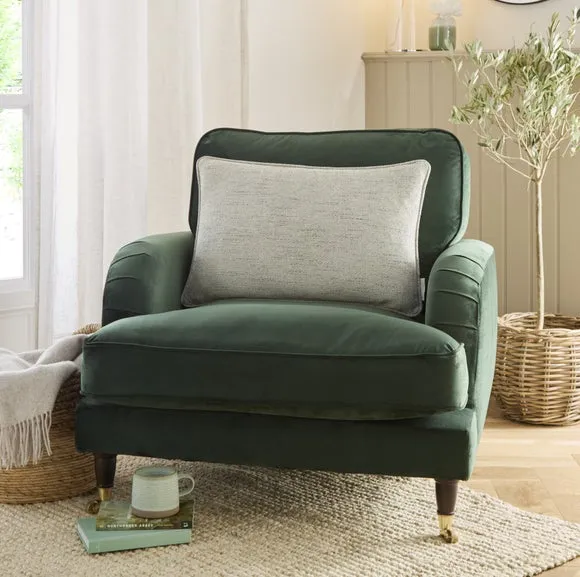 Churchgate Swithland Herringbone Rectangle Cushion Cover 1