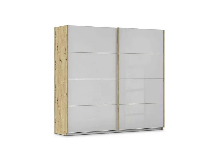 Freja 226cm 2 Door Sliding Glass Wardrobe