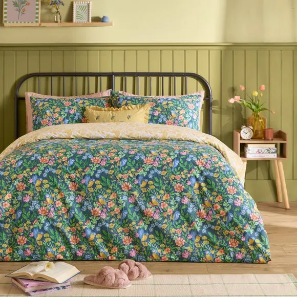 Furn. Emerie Polycotton Duvet Cover & Pillowcase Set