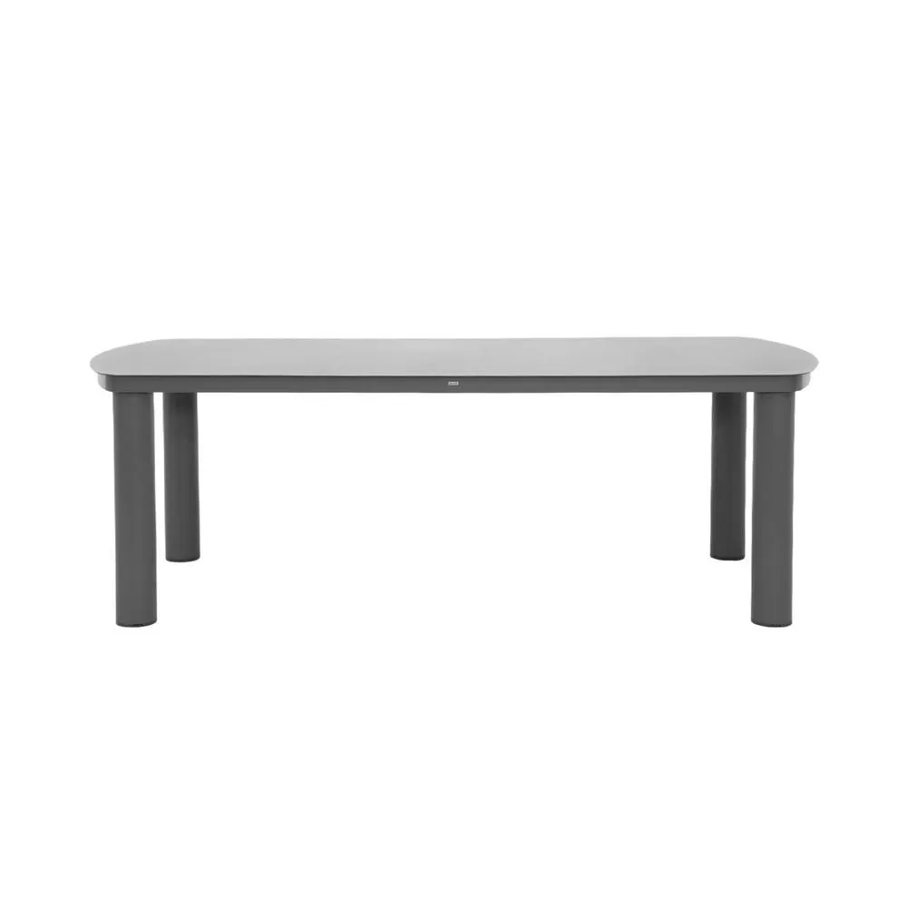 sweeek Aluminum garden table for 10 people 225cm in Dark Grey 3