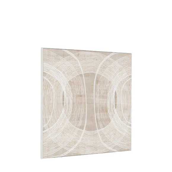 Cedar and Sage Circular Form Framed Canvas 3