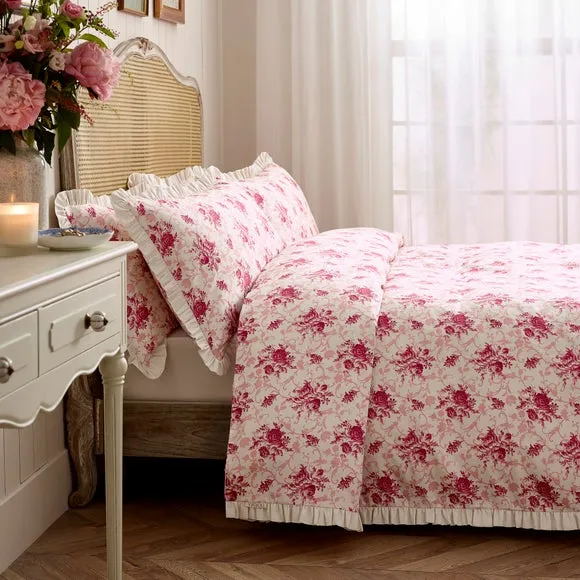 Dorma Archive Rosewood 100% Cotton Duvet Cover & Pillowcase Set 5
