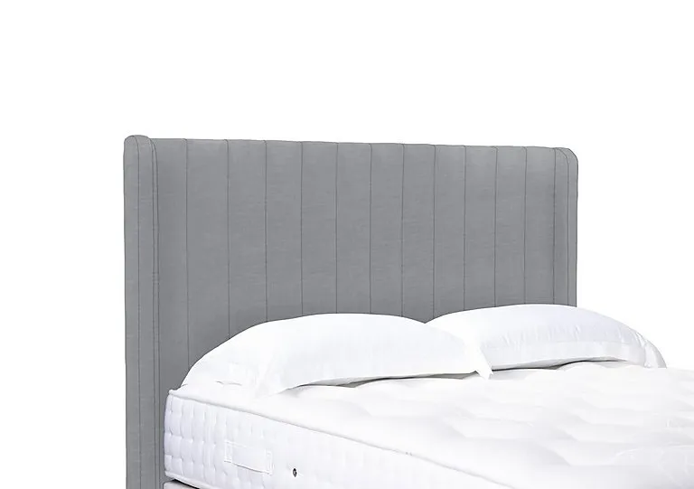 Artisan Collection Austin High Floor Standing Headboard - Double - Aston Silver