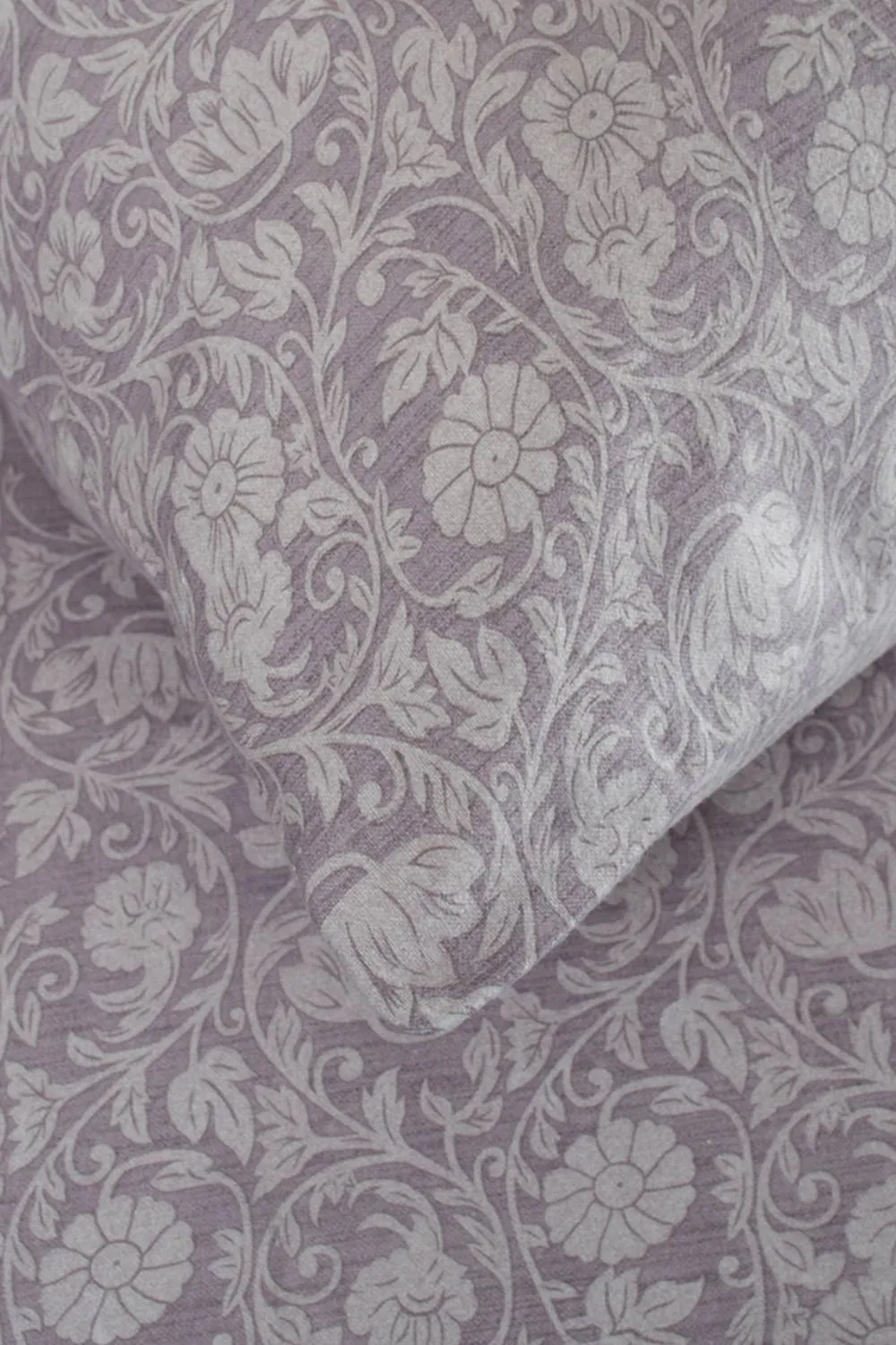 The Lyndon Company William Plush Brushed Cotton Duvet Set in Mauve 4
