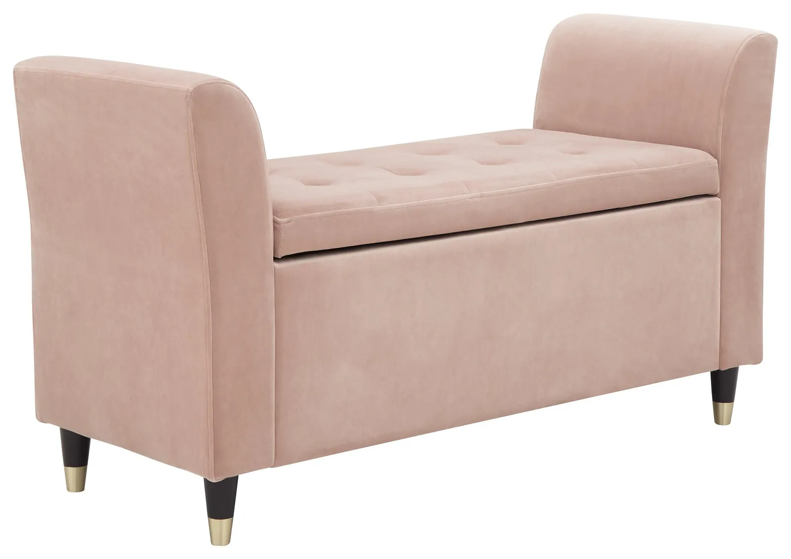GFW Genoa Velvet Window Seat in Pink 2