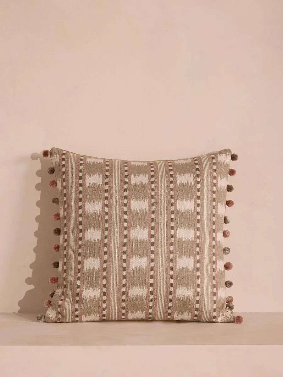 Lando Square Cushion, Blush