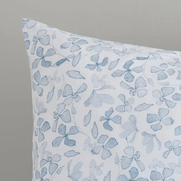 Delicate Floral 100% Cotton Duvet Cover and Pillowcase Set 3