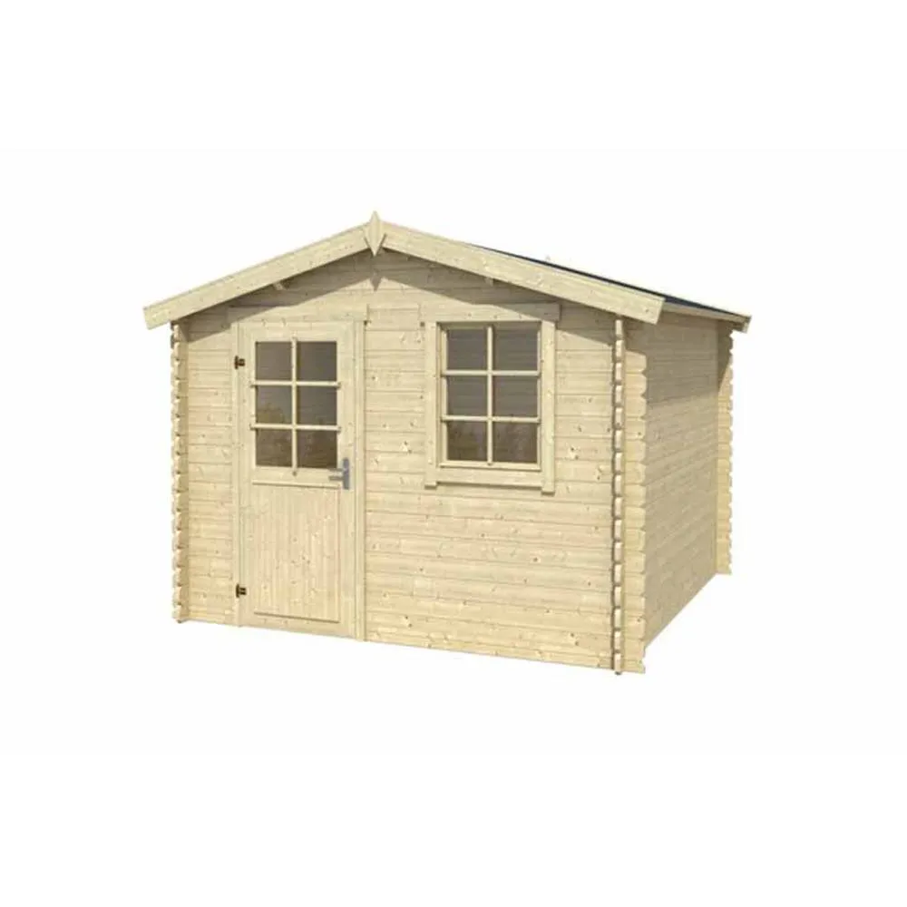 Lasita Maja Ltd Nina 175-Log Cabin, Garden Room, Home Office - L307.2xW195xH233.7 cm in Brown 2