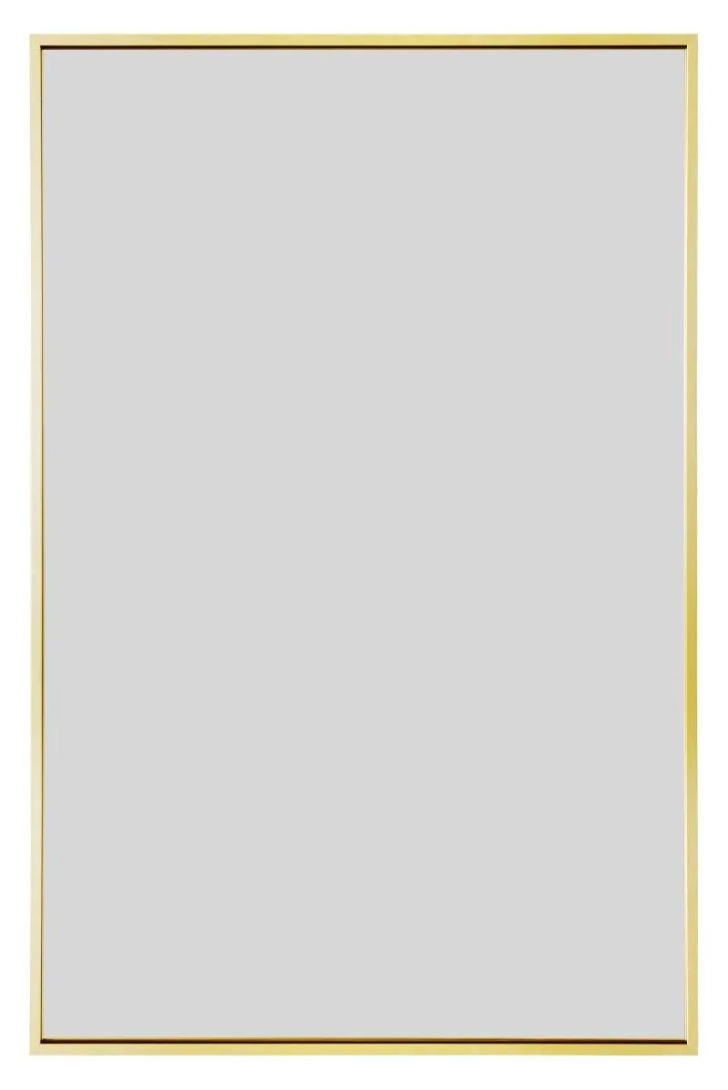 MirrorOutlet The Artus - Gold Aluminium Edged Wall Mirror 35" X 24" (90CM X 60CM) 5