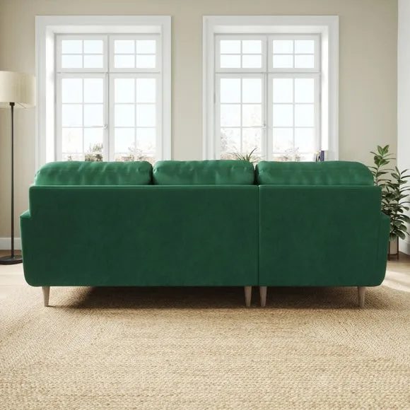 Sven Opulent Velvet Large Corner Chaise Sofa 3
