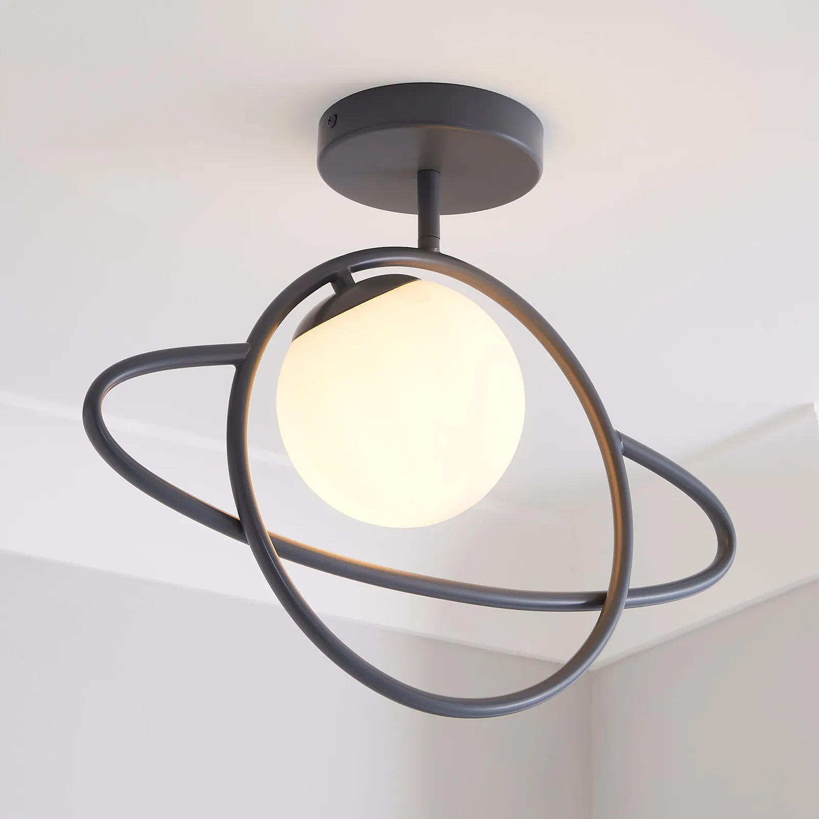 Planet Ceiling Fitting Grey