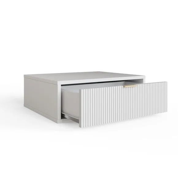 Leoni Set of 2 Floating 1 Drawer Bedside Tables 6
