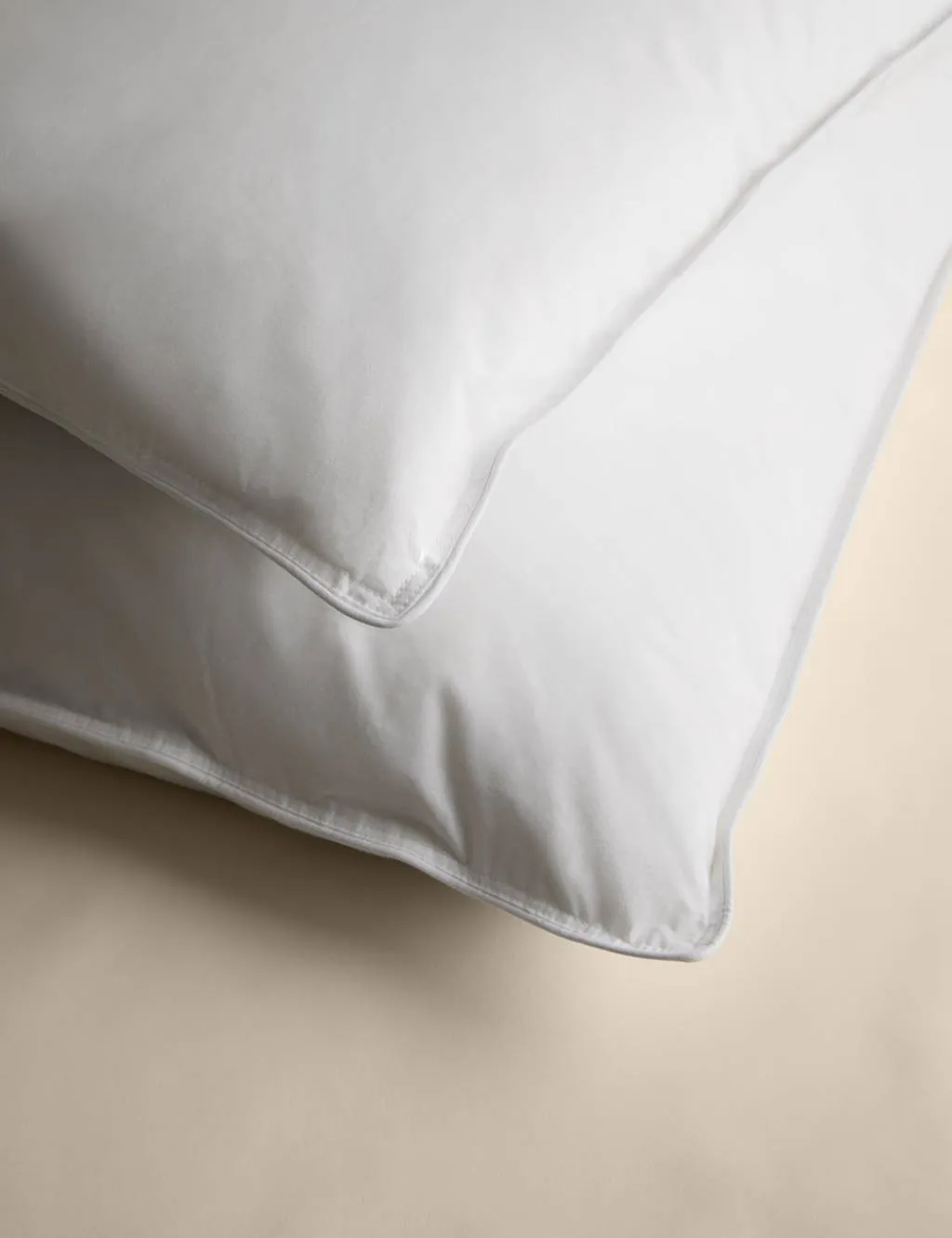 M&S 2 Pack Duck Feather & Down Soft Pillows White