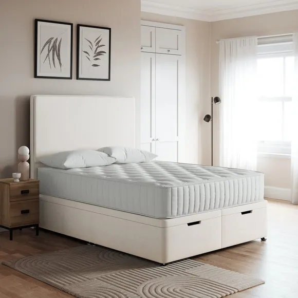 Luxury End Ottoman Base, Linen 1
