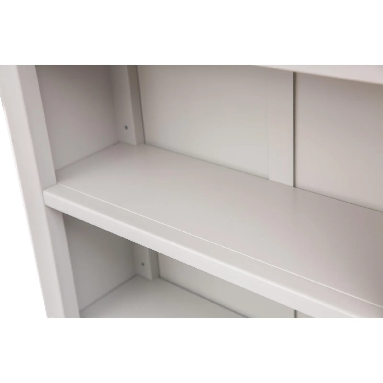 Cabinet Bits Bookcase with plinth 120x70x25cm in Light Grey 5