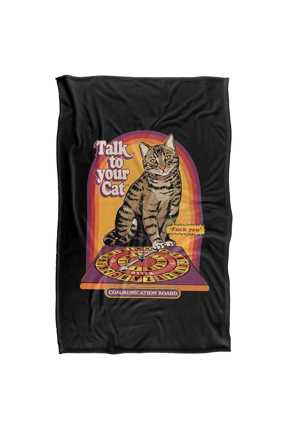 Steven Rhodes Talk To Your Cat Silky Touch Super Soft Throw Blanket