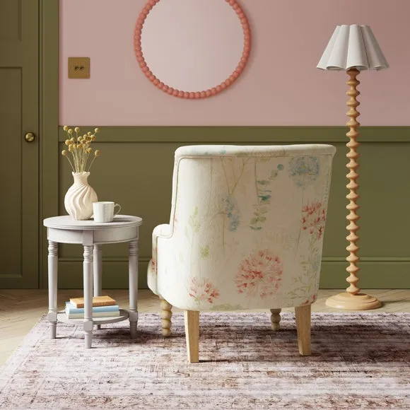 Arianna Flatweave Country Meadow Occasional Armchair 2