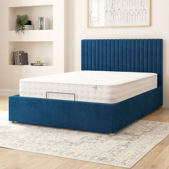 Grant Plush Velvet Adjustable Bed 2