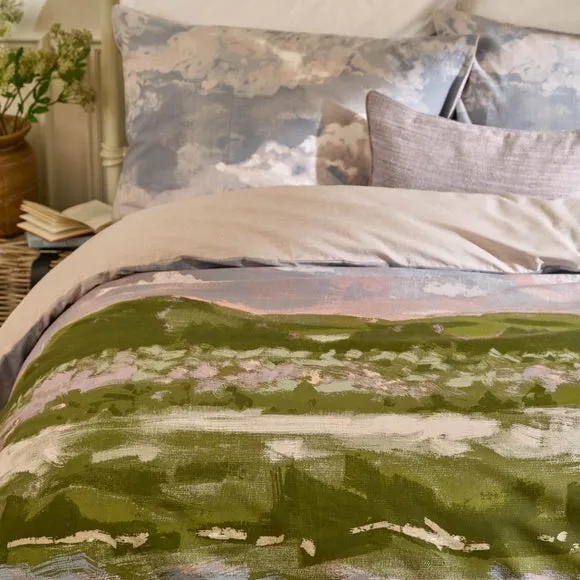 Voyage Foinaven 100% Cotton Slub Duvet Cover & Pillowcase Set 2