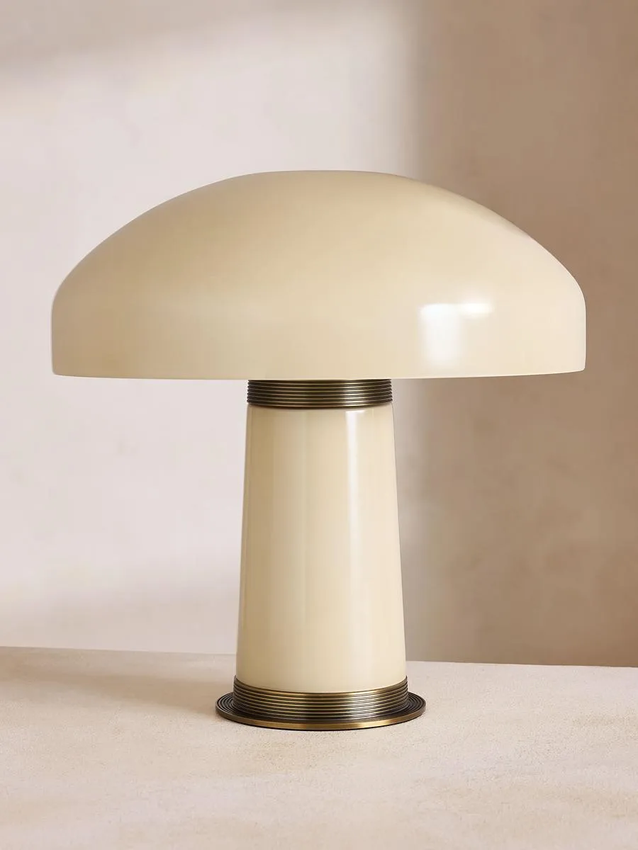 Janie Table Lamp, Large, Cream