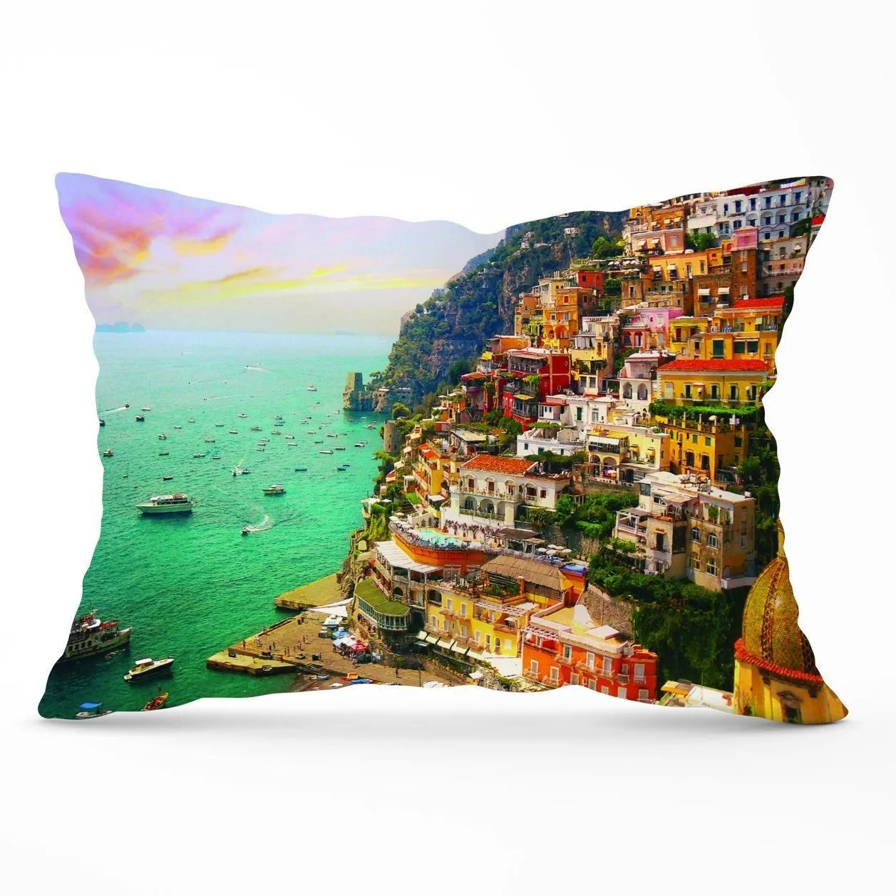 Warren Reed - Designer Positano, Amalfi Cushions in Green