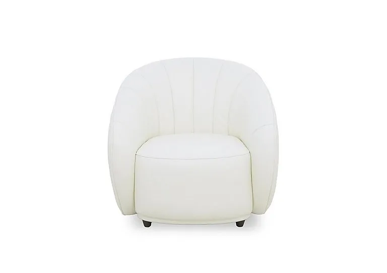Gemini NC Leather Accent Chair - NC Star White