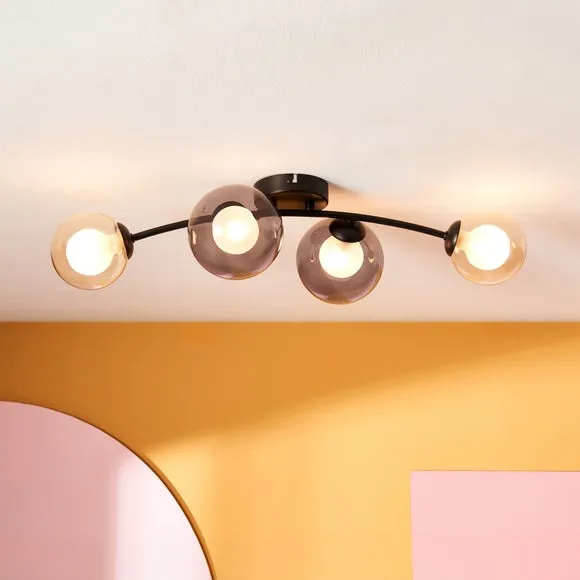 Eliza 4 Light Semi Flush Ceiling Light 1