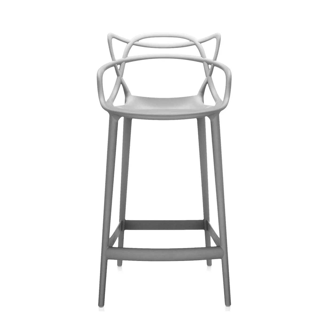 Kartell Masters Stool Medium Grey 1