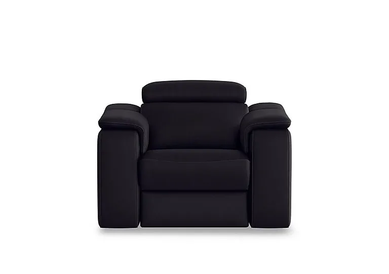 Canto Leather Armchair - Torello Nero - Sofas and Armchairs - In Time for Christmas