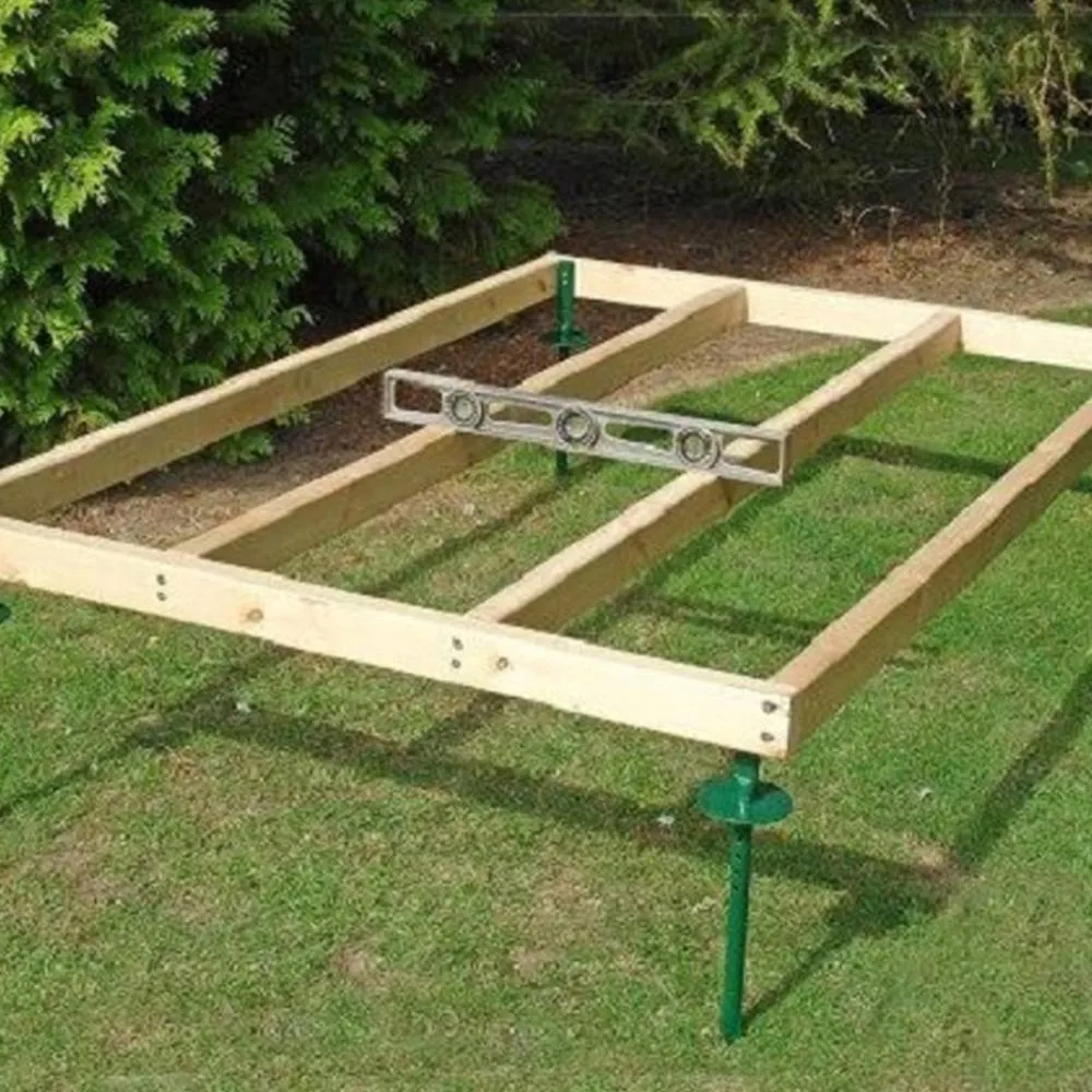 Shires Adjustable Shed Base Approx 7 x 5 Feet in Brown 2