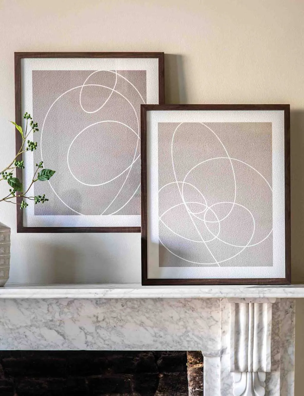 Gallery Direct Set of 2 Continuation Framed Wall Art Nude