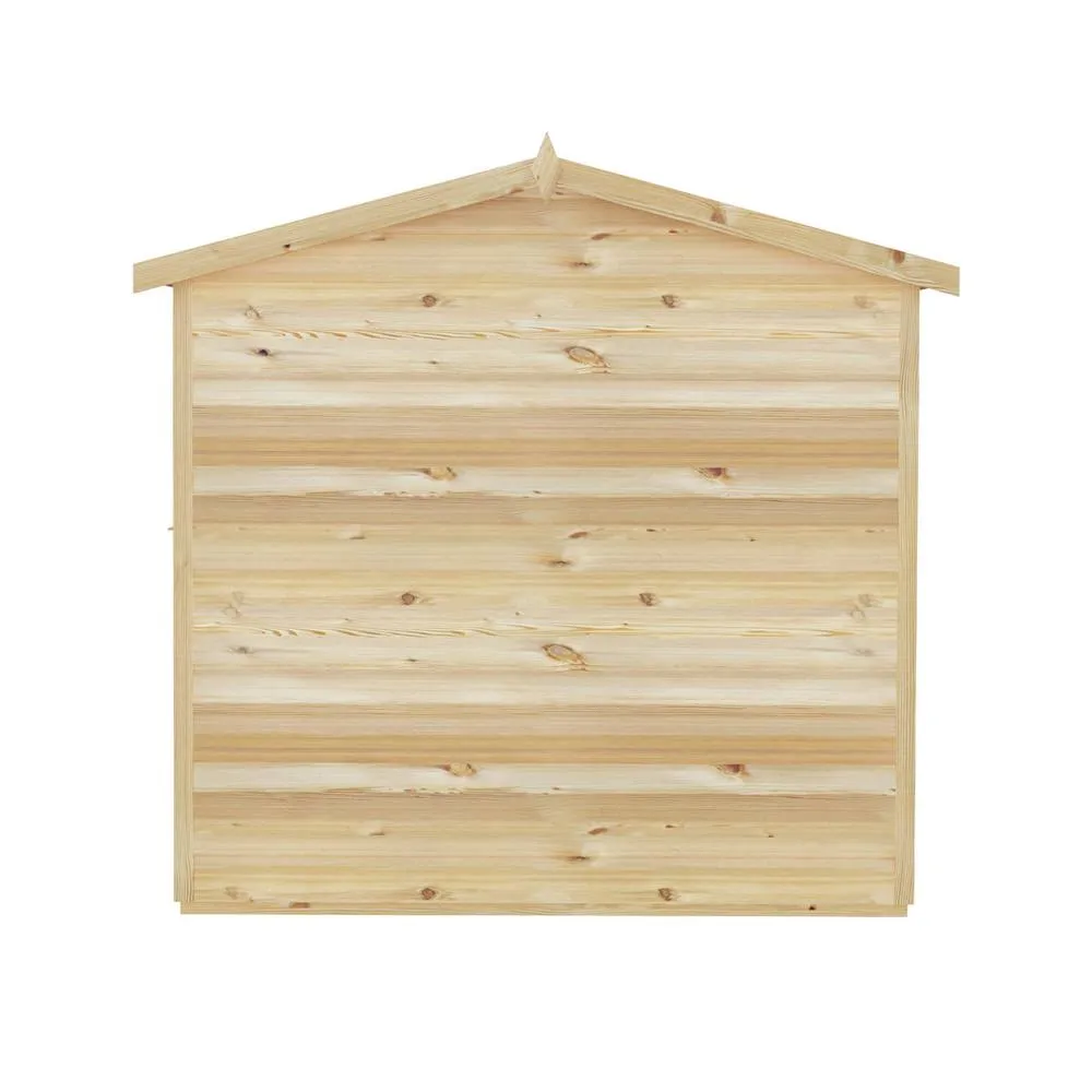 Shires Overlap DD Garden Shed - Dip Treated Approx 10 x 6 Feet in Light Tan 5