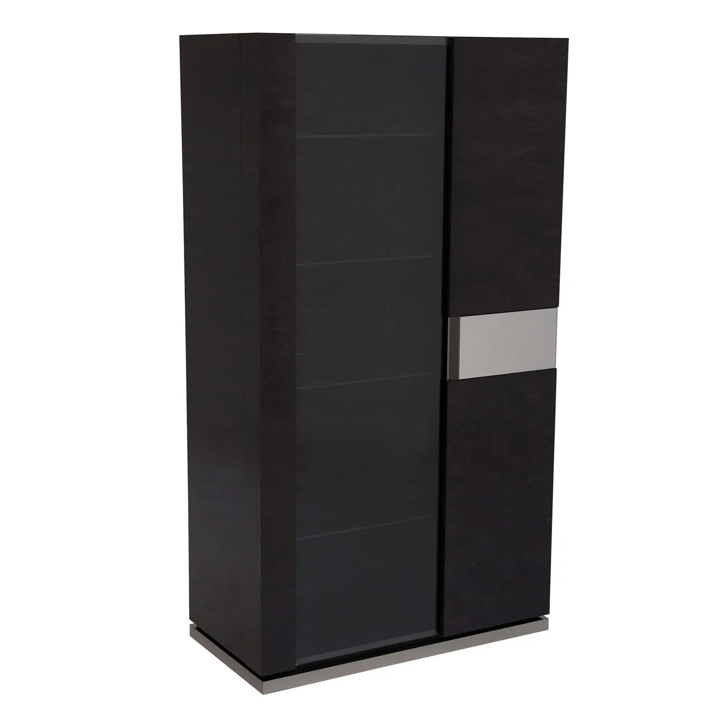 Carvelle 2 Door Cabinet, Dark Velvet Birch