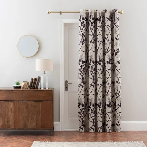 Zen Blackout Eyelet Door Curtain 2