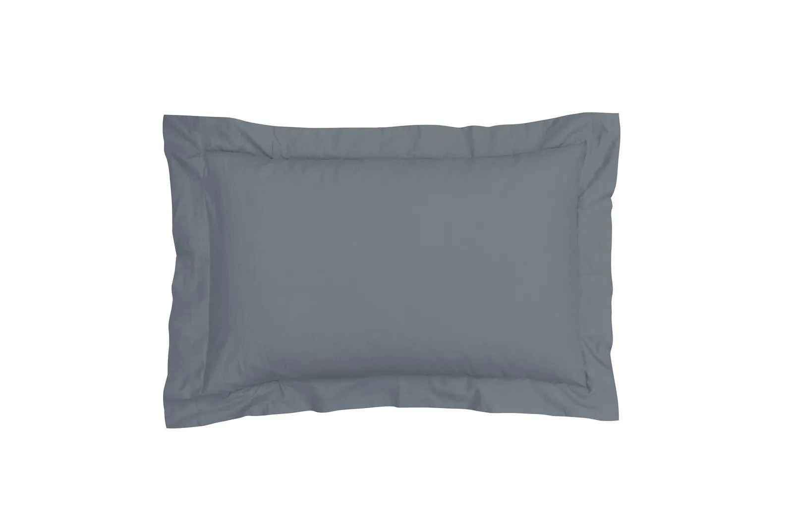 Smart Living 100% Cotton Elegant Oxford Pillowcases - Soft, Durable & Breathable in Charcoal 2