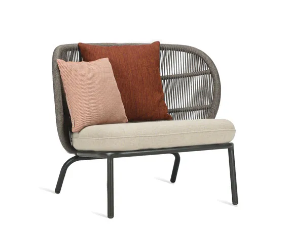 Vincent Sheppard Kodo Outdoor Lounge Chair Almond