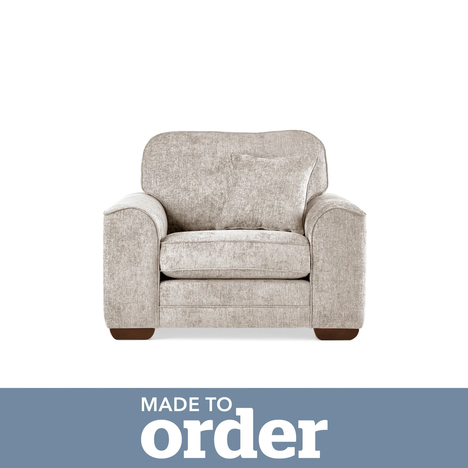 Morello Armchair Luxury Chenille Beige