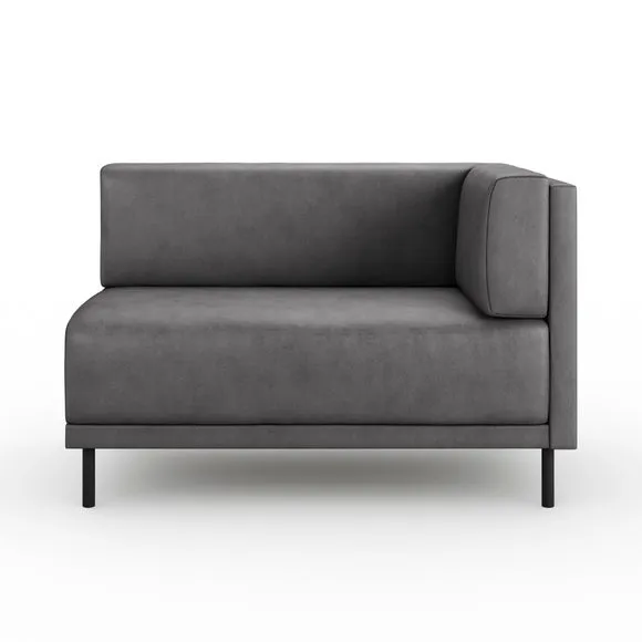 Mae Corner Dining Bench, Faux Leather 5